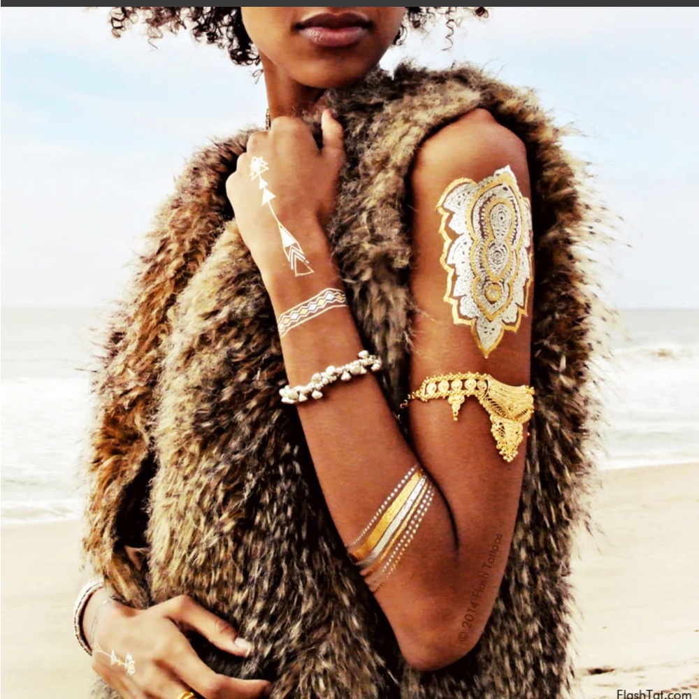 NWB CHILD OF WILD Flash Tattoo Set
